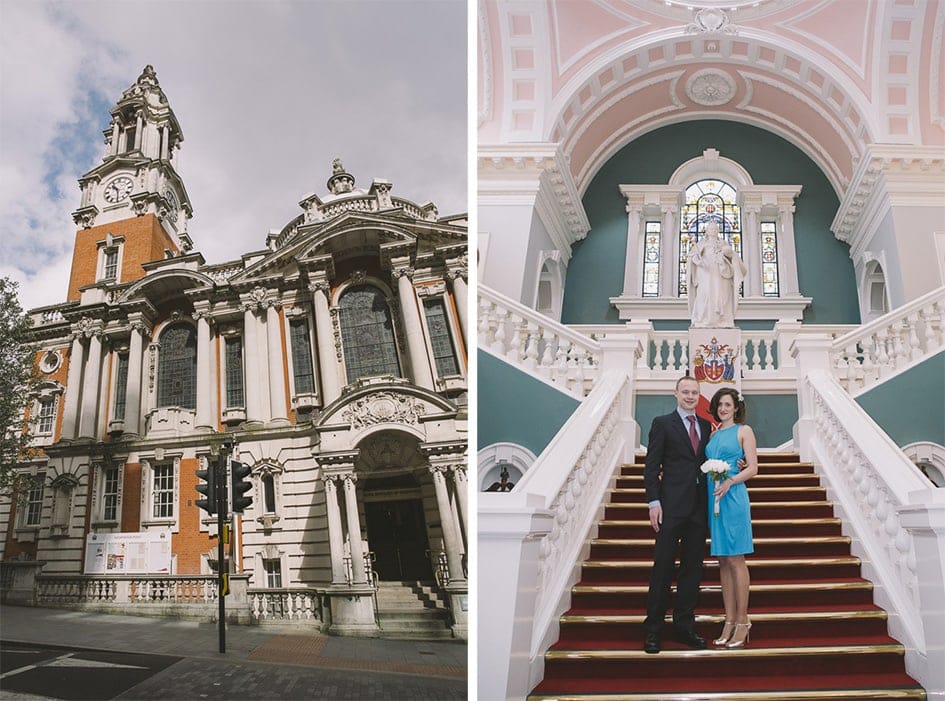 Woolwich Town Hall wedding photographer.