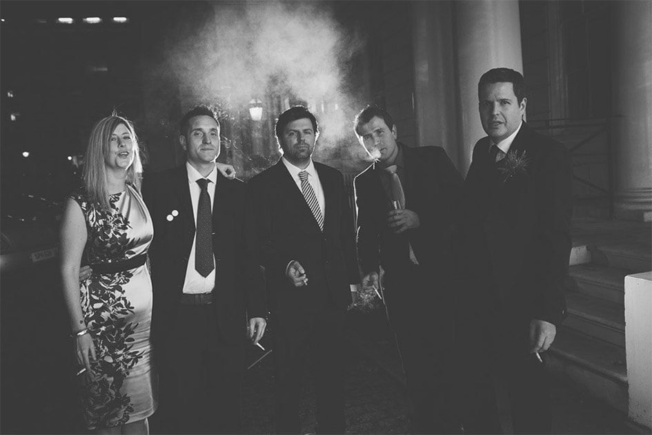 Wedding-Photography-London-ICA-Institute-Contemporary-Arts-The-Mall-Smoke