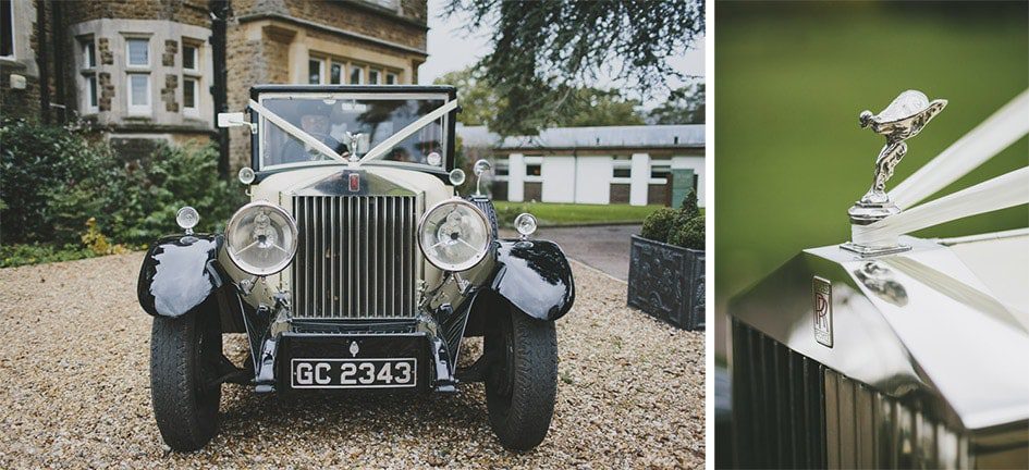 Hartsfield Manor Surrey Wedding Photographer Rolls Royce