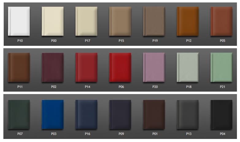 Graphistudio Leather Covers options.