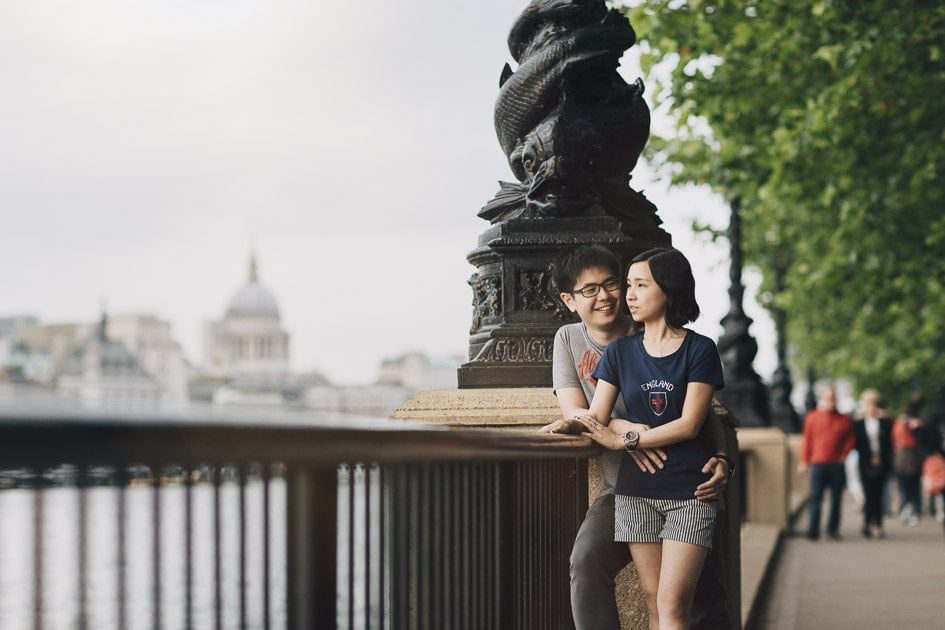 central London Couple Shoot Westminster Southbank