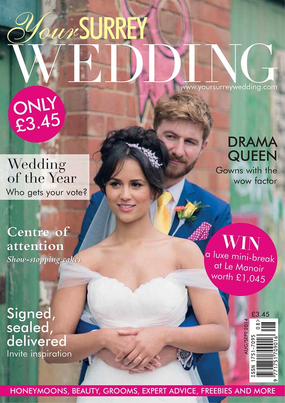 Fazeley Studios Your Surrey Wedding Magazine Front Cover Murray Clarke
