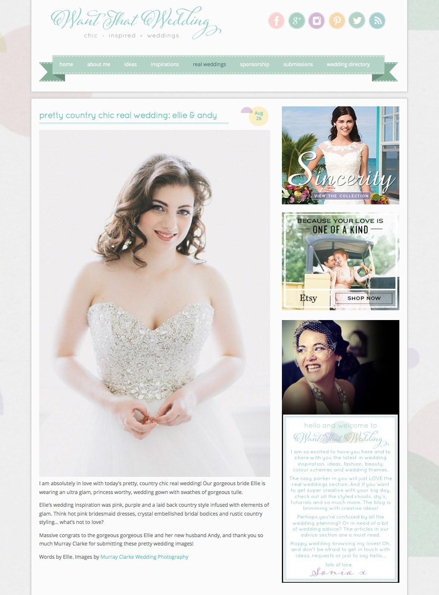 Featured on Want That Wedding Maidens Barn Essex Wedding Photographer