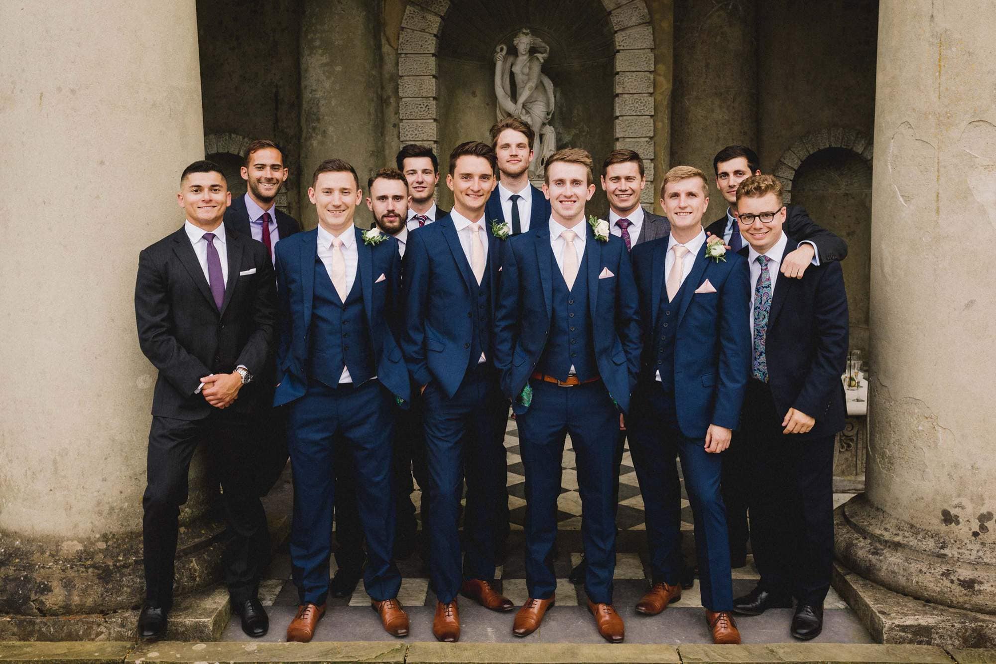 Groomsmen at a Wotton House wedding.