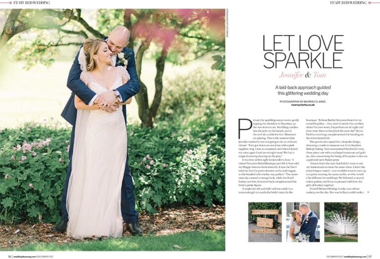 Northbrook Park Wedding Magazine Feature