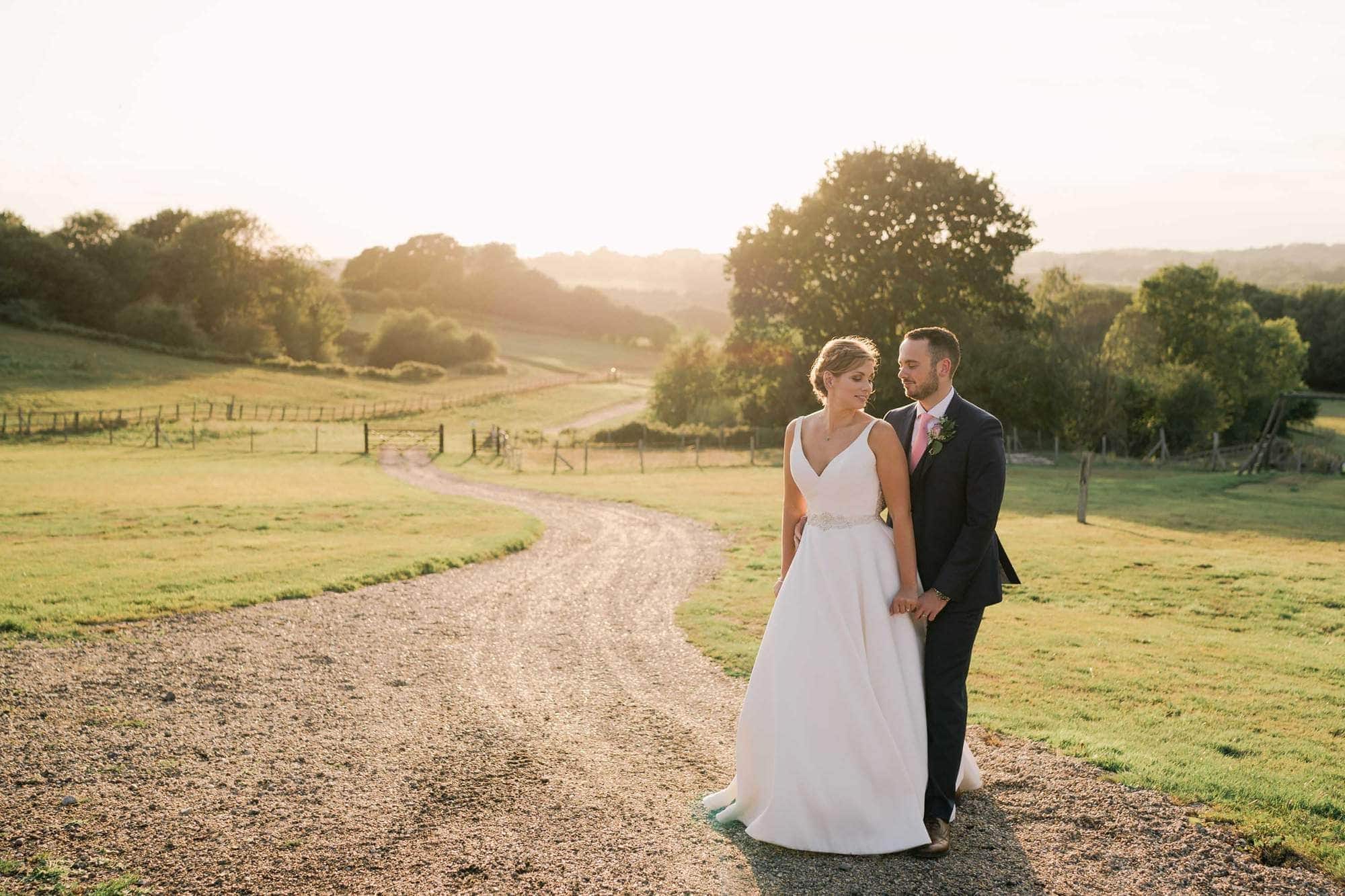Blackstock Country Estate in Sussex Wedding Sunset Shoot