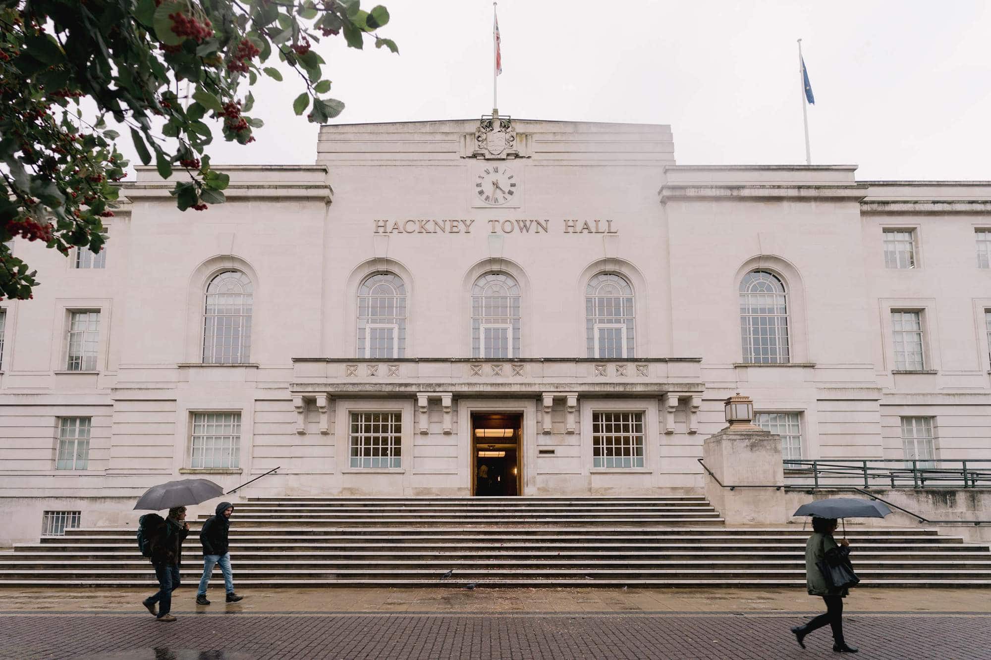 Hackney Town Hall Wedding Venue in London