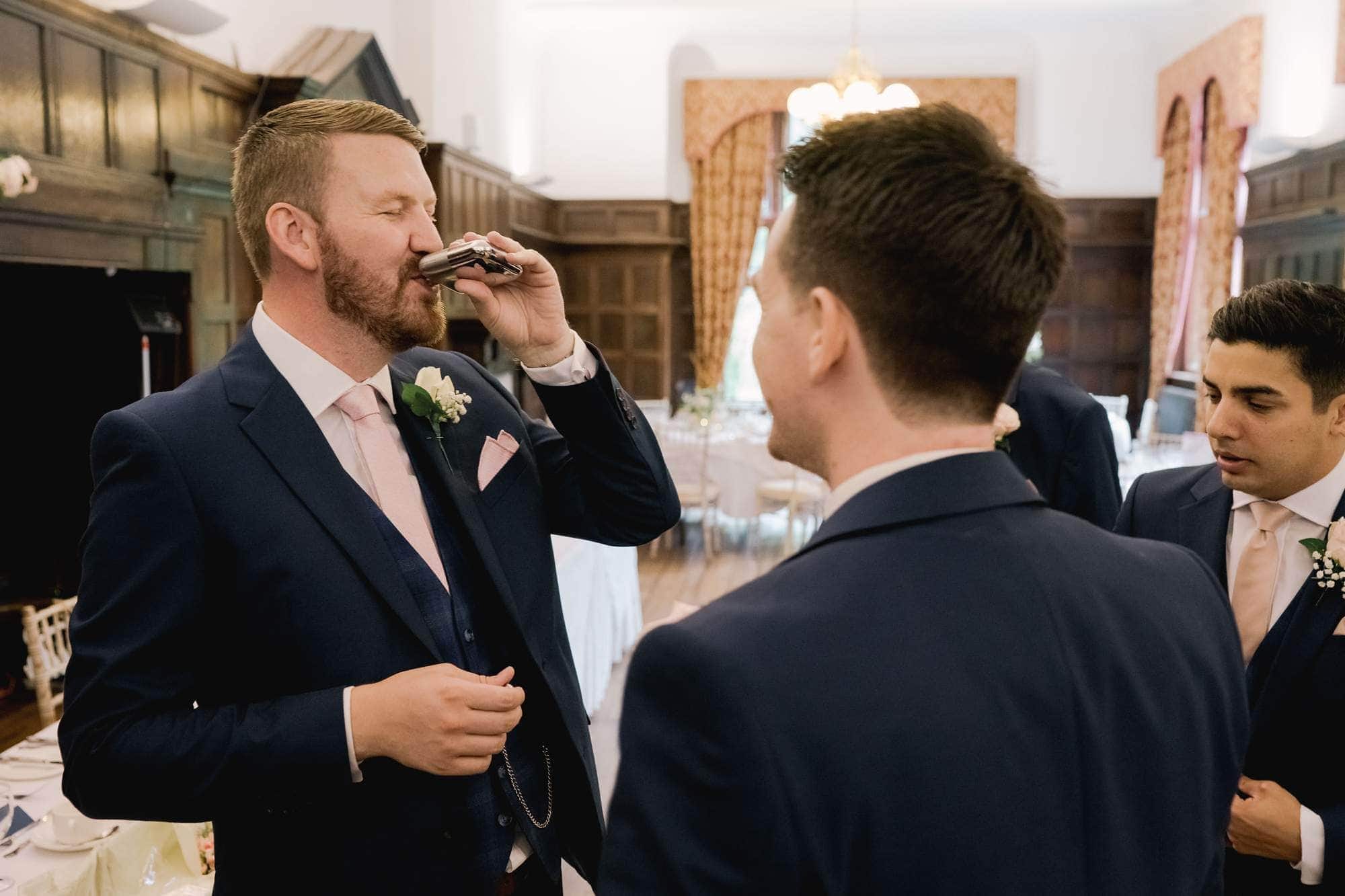Photos of the groomsmen at Woldingham.