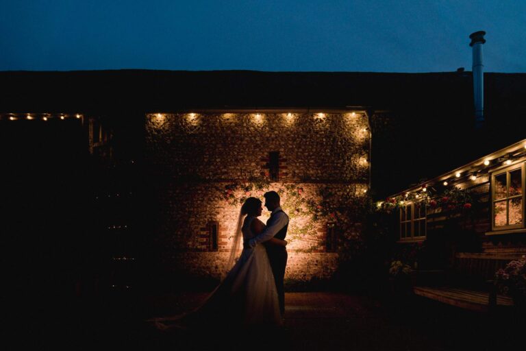 Silhouettes at Upwaltham Barns.