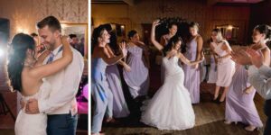 Dancefloor at a wedding venue in Surrey