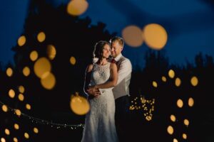 wedding photography at night in Winchester.