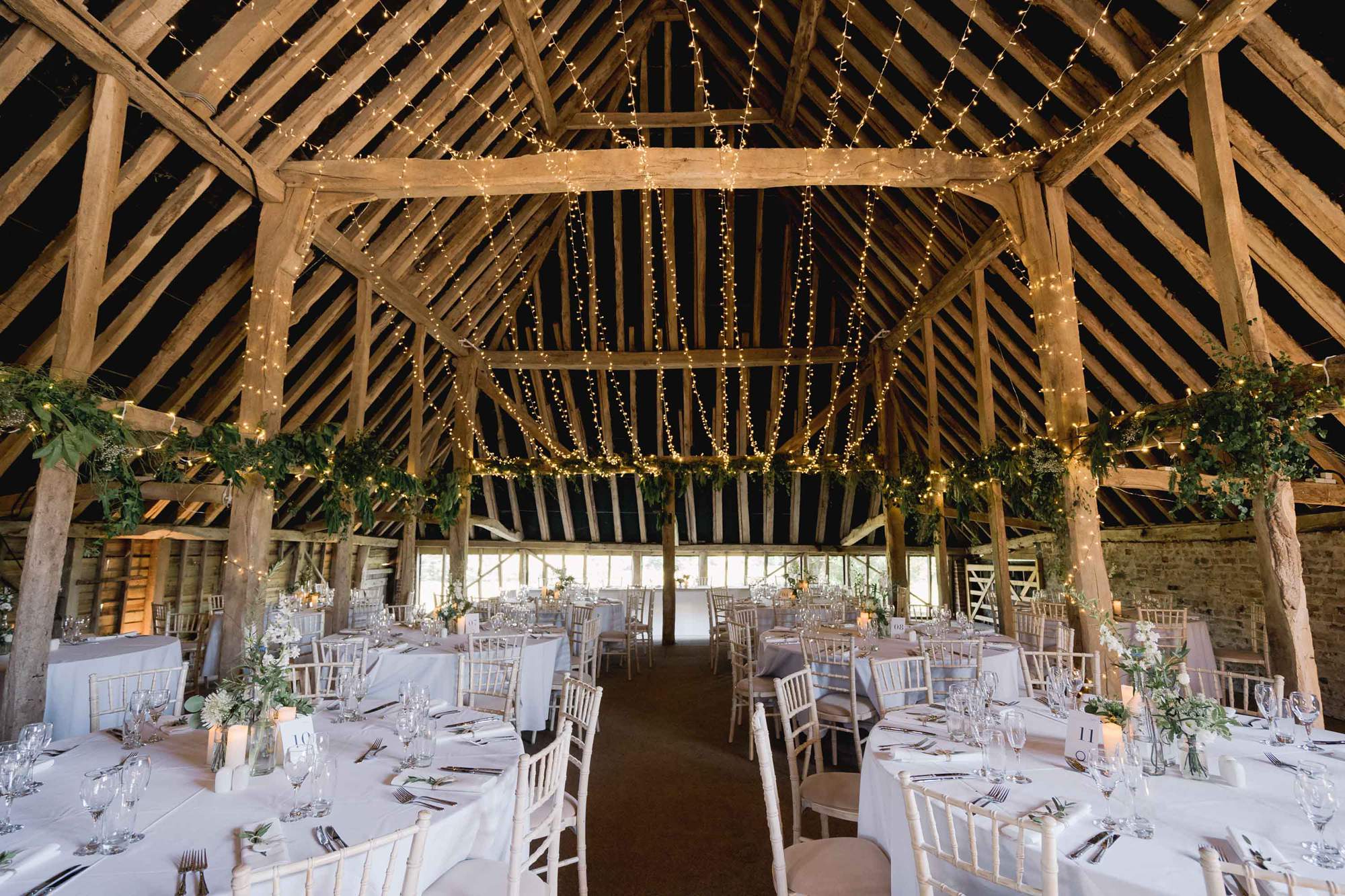 The Sussex Barn in Hellingly interior.