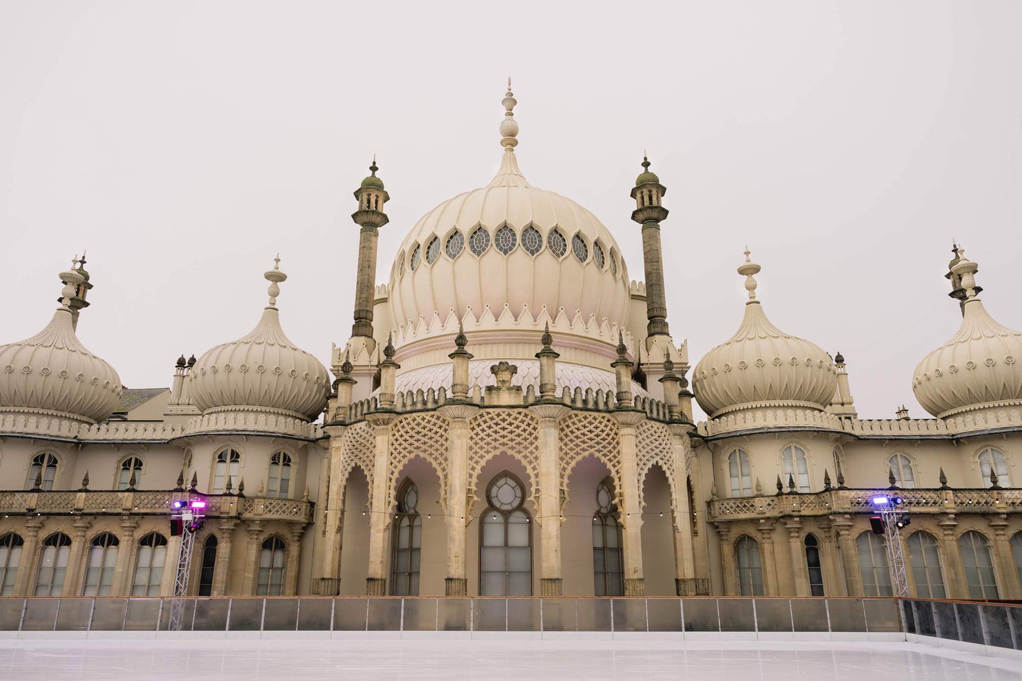 Brighton Royal Pavilion in East Sussex on a Winter's day.